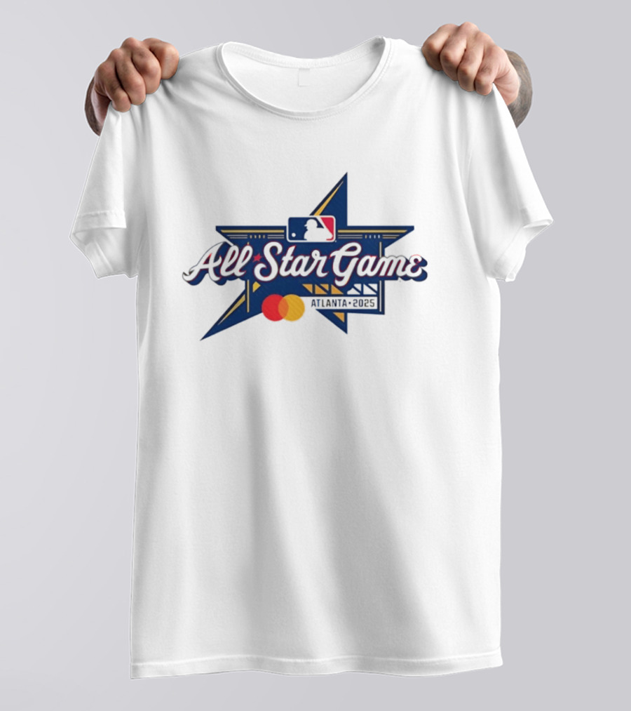 MLB All Star Game Atlanta 2025 Baseball MLB Logo Mastercard T-Shirt