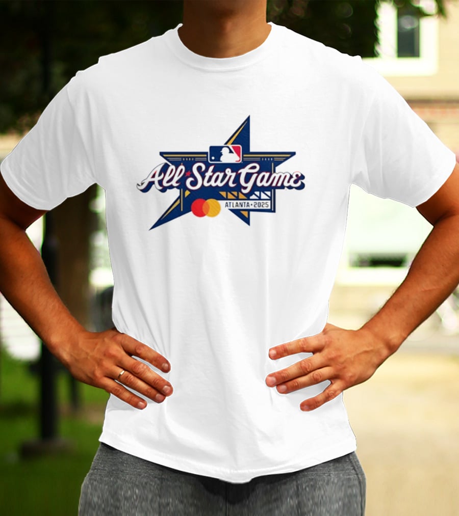 MLB All Star Game Atlanta 2025 Baseball MLB Logo Mastercard T-Shirt