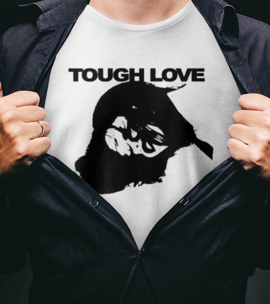 Tough Love Skull With Barbed Wire T-Shirt
