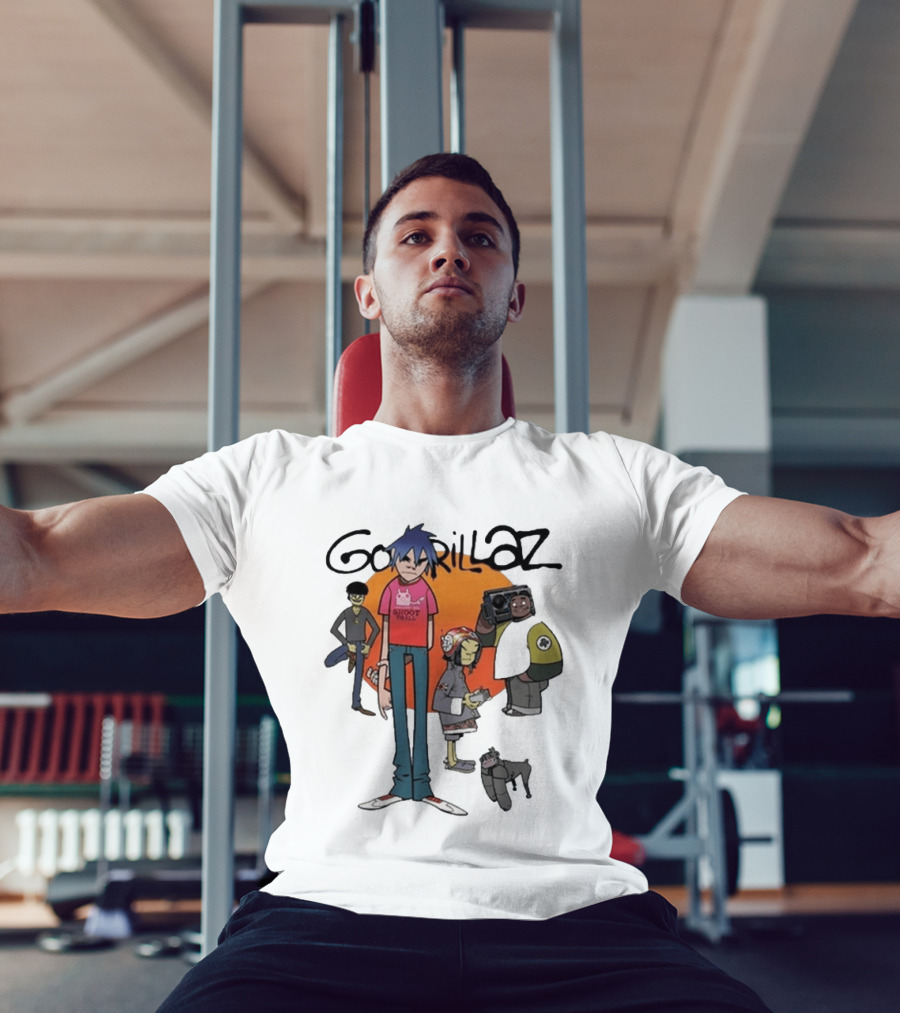 GORILLAZ 2026 Murdoc Niccals Noodle Russel Hobbs Band Shoot To Ill T-Shirt