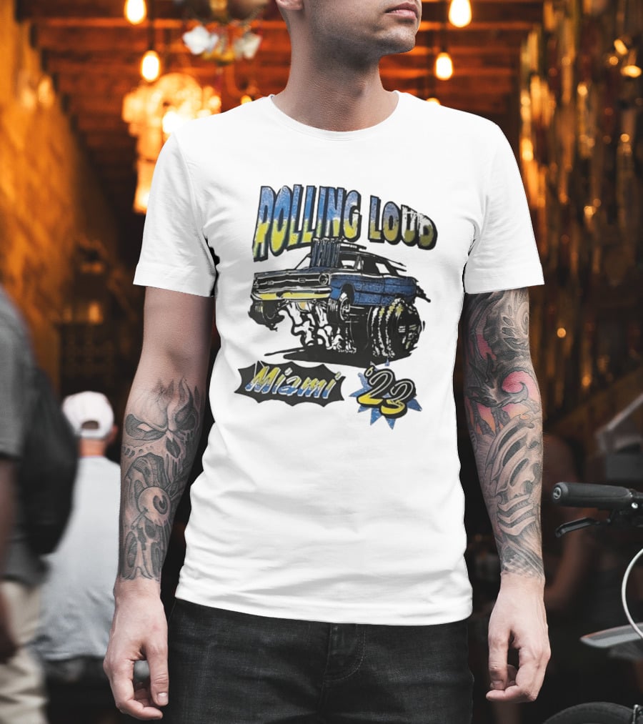 Rolling Loud Miami 2023 Hydraulics Vintage Car T-Shirt
