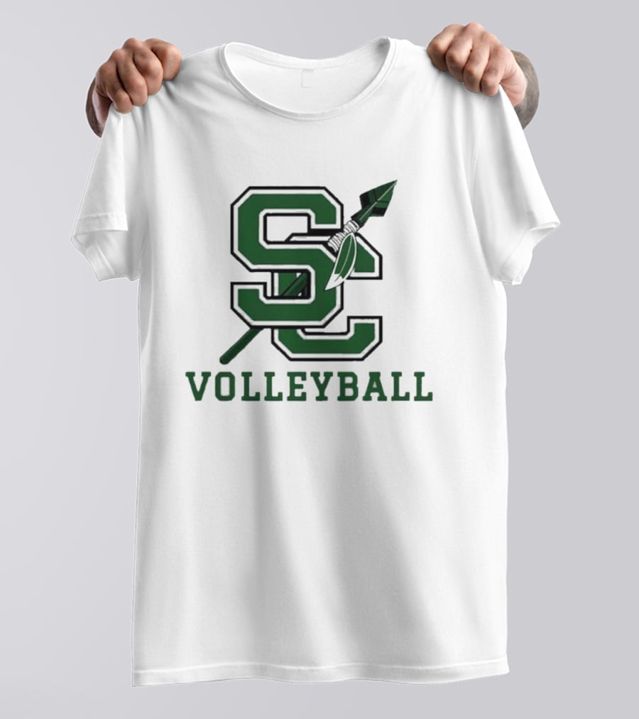 SC Volleyball Spear And Feather T-Shirt