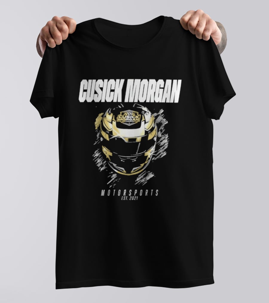 Cusick Morgan Motorsports Est 2021 Helmet Indy NXT 2026 T-Shirt