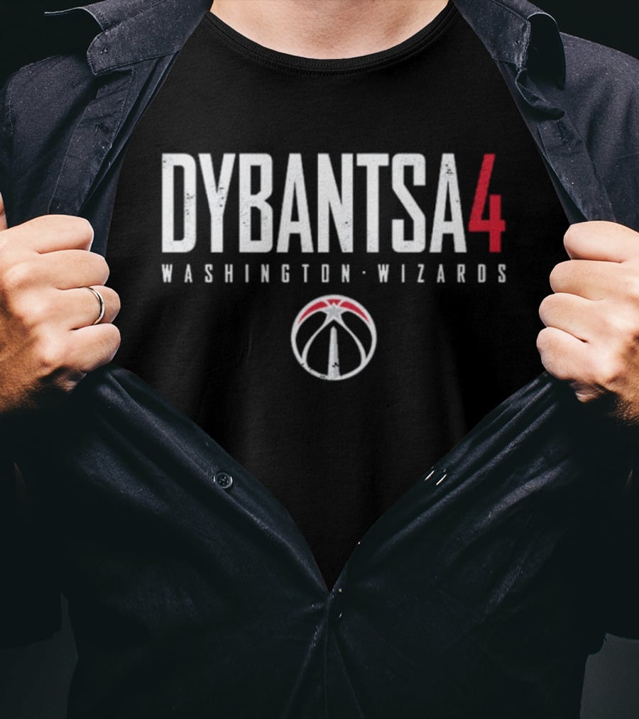 Dybantsa 4 Washington Wizards Basketball T-Shirt