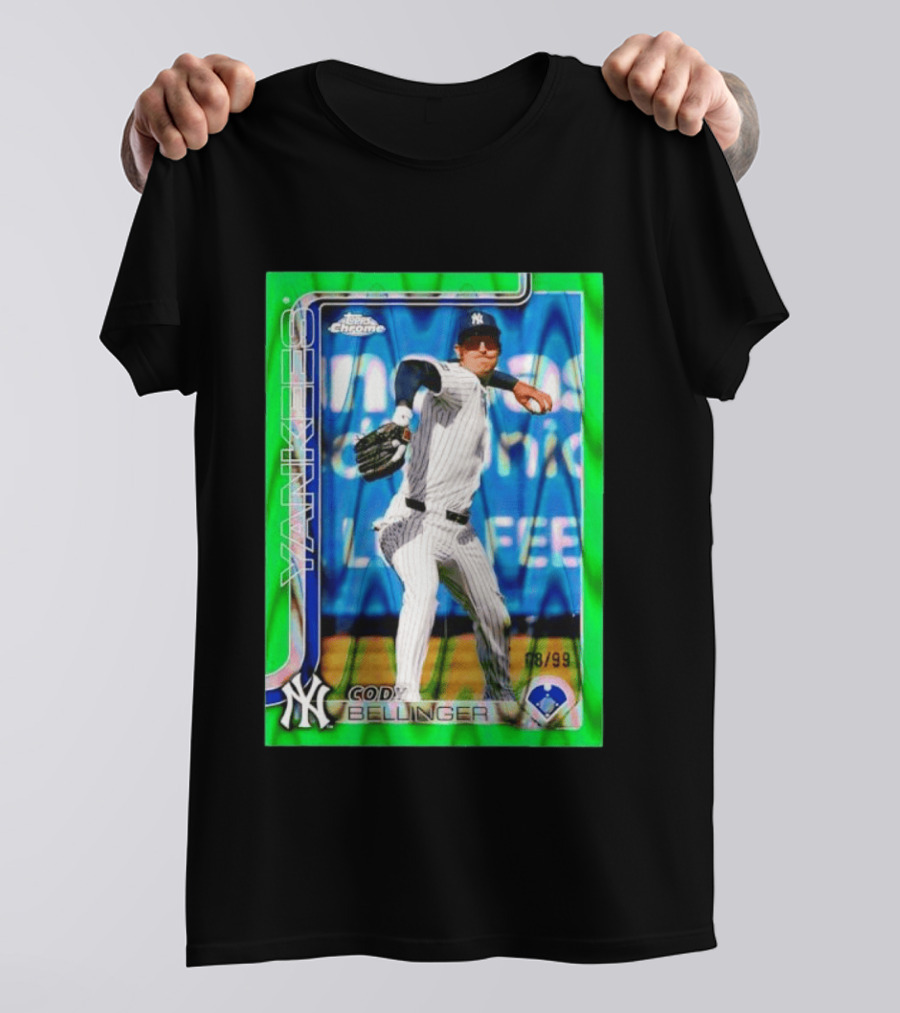 Cody Bellinger 08 99 Topps Chrome Yankees T-Shirt