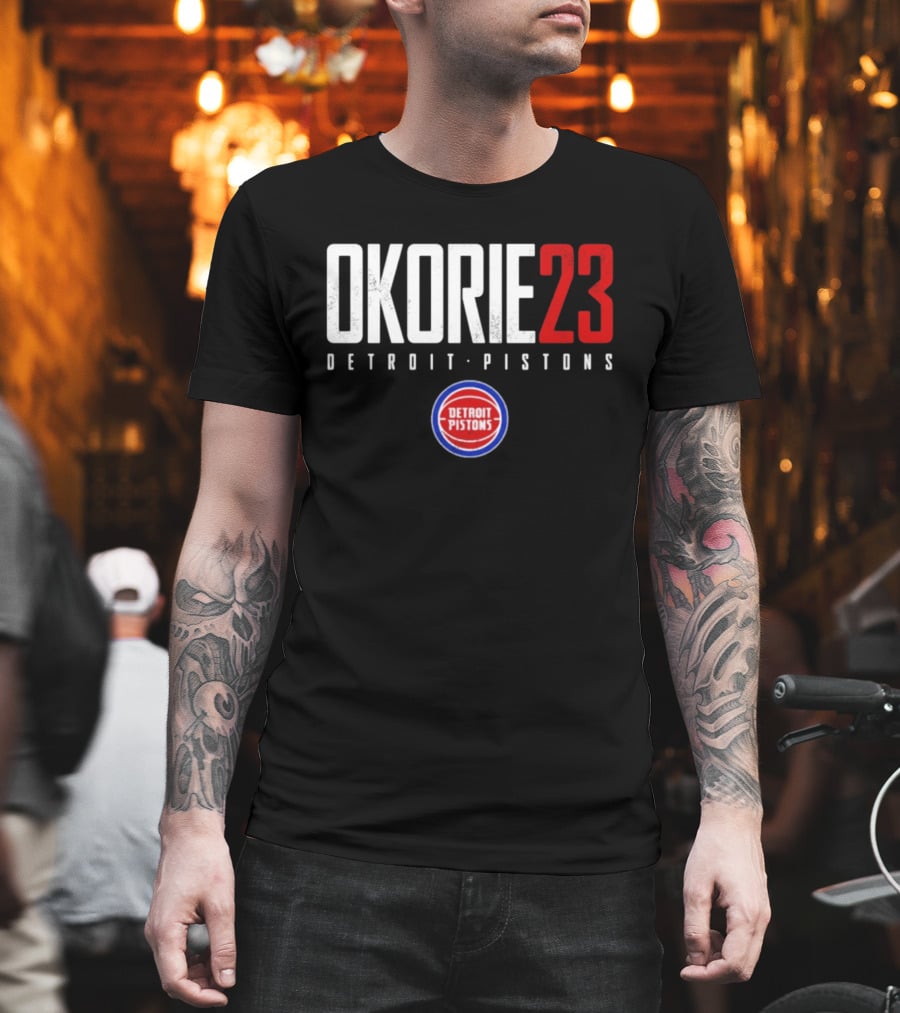 Okorie 23 Detroit Pistons T-Shirt