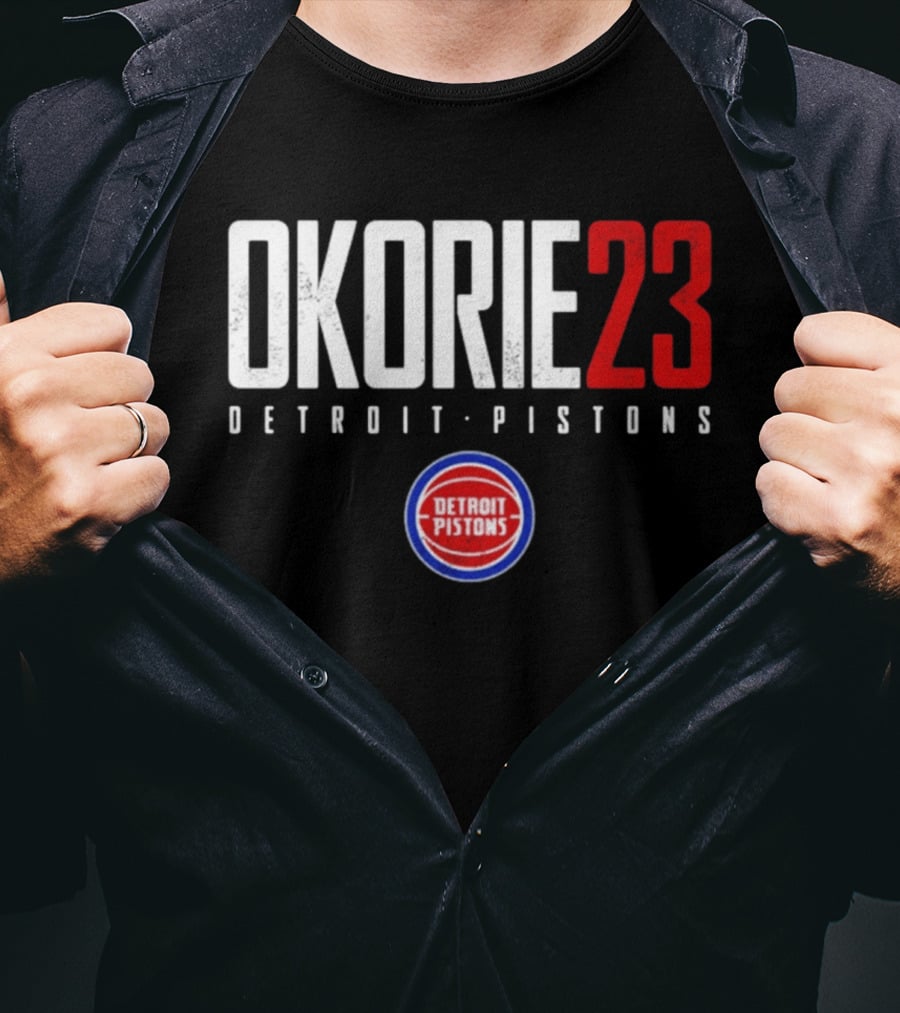 Okorie 23 Detroit Pistons T-Shirt