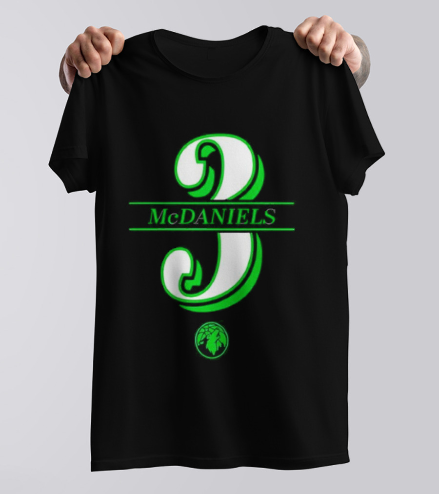 Jaden McDaniels Minnesota Timberwolves 3 McDaniels In The Paint T-Shirt