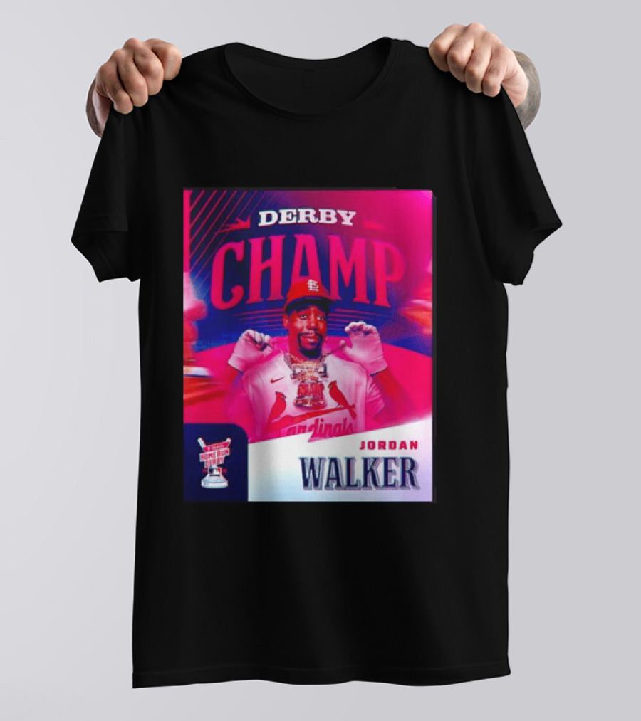 Jordan Walker St Louis Cardinals Home Run Derby Champ 2026 T-Shirt