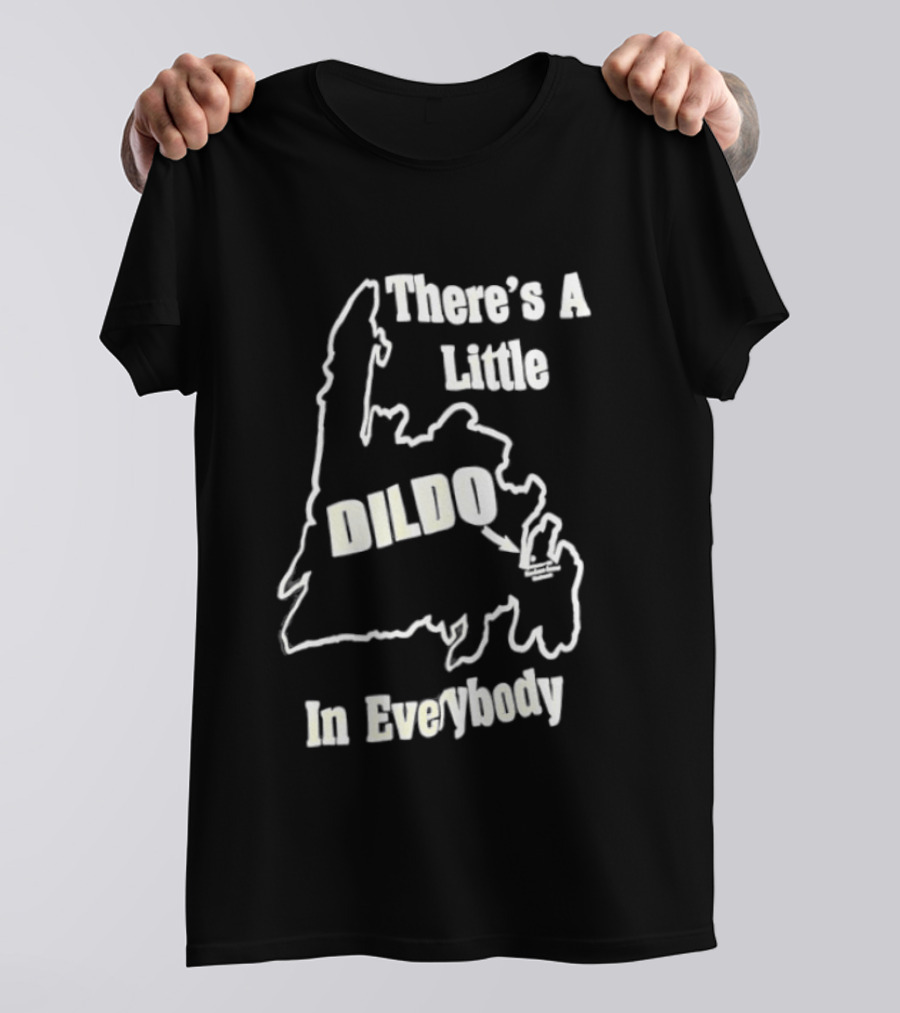 There's A Little Dildo In Everybody Map T-Shirt