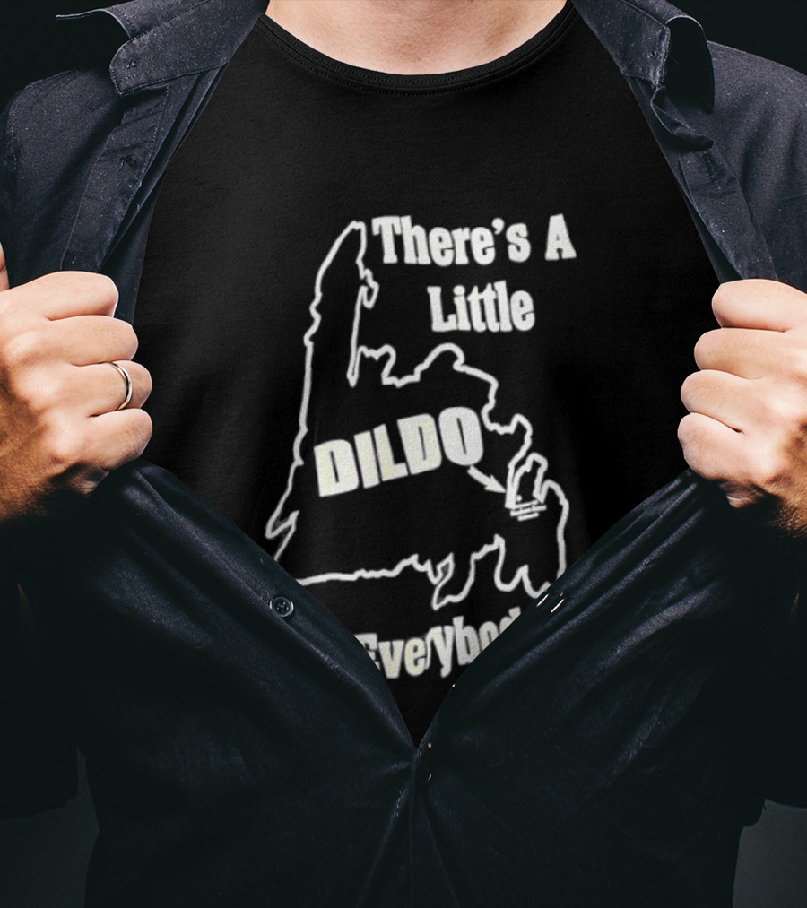 There's A Little Dildo In Everybody Map T-Shirt