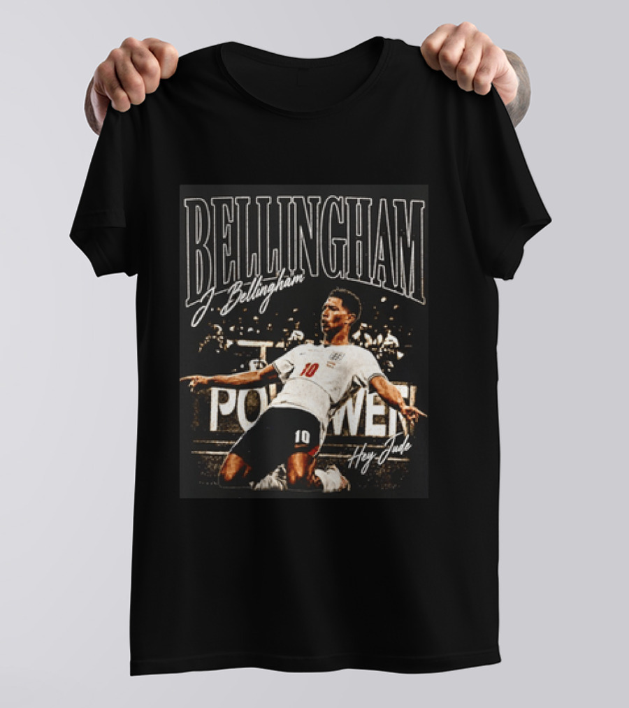 Bellingham J. Bellingham Hey Jude Football Power No. 10 T-Shirt