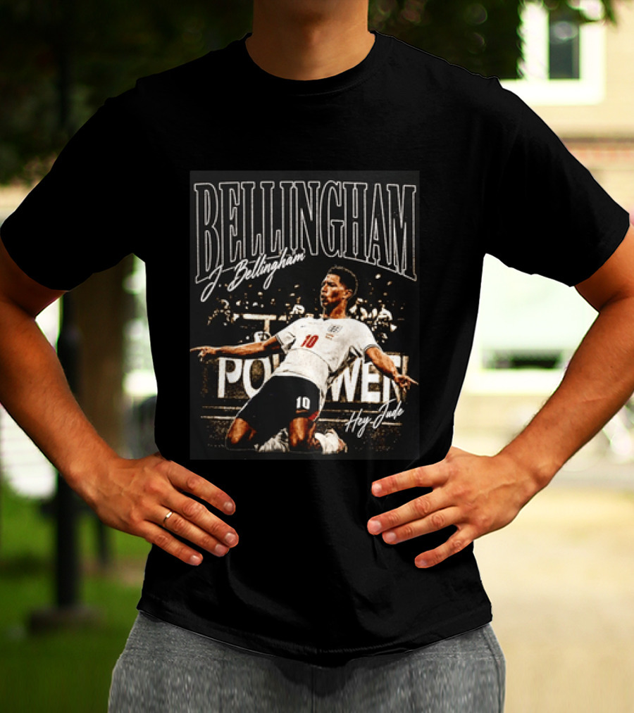 Bellingham J. Bellingham Hey Jude Football Power No. 10 T-Shirt
