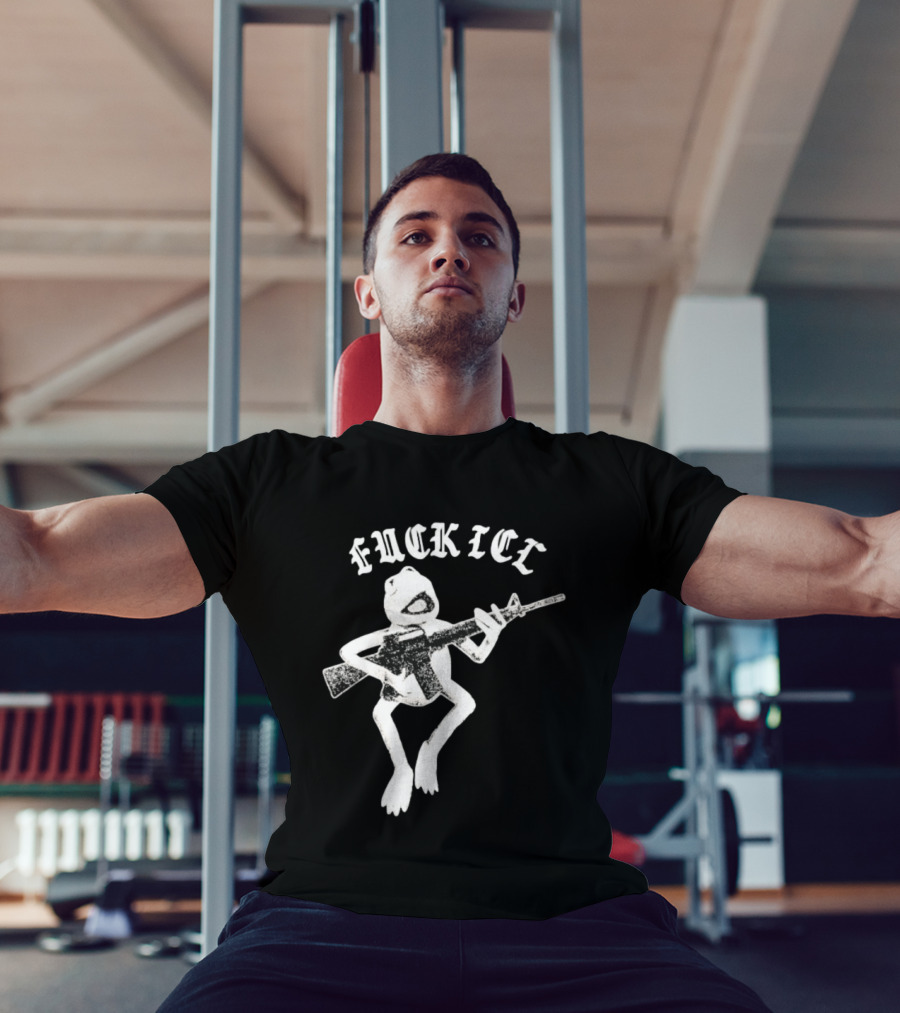 FUCKICE Kermit Frog United Snakes Meme T-Shirt