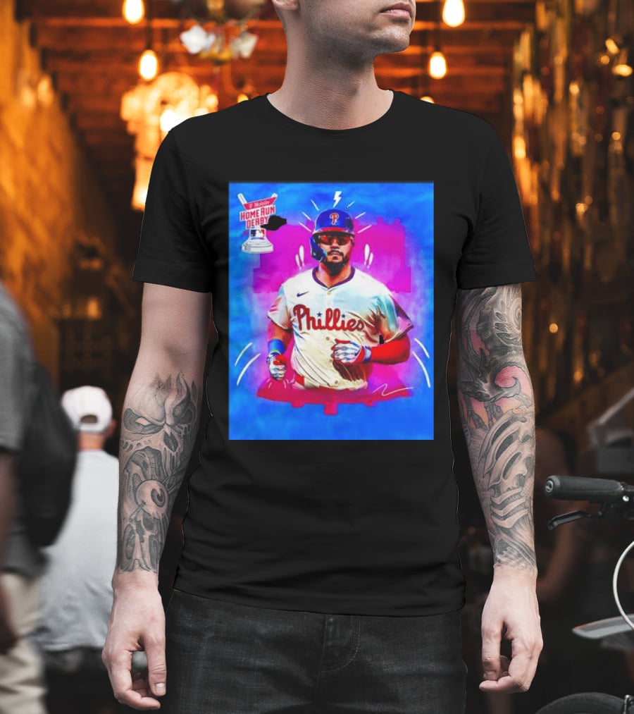 Philadelphia Phillies Kyle Schwarber 2024 Mobile Home Run Derby Highlights T-Shirt