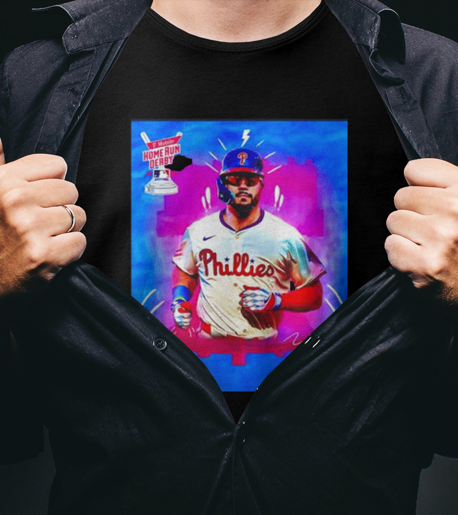 Philadelphia Phillies Kyle Schwarber 2024 Mobile Home Run Derby Highlights T-Shirt