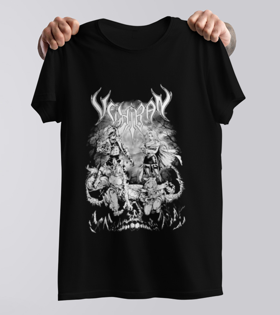 Metalcropolis NEKRO Variant Skull With Horns T-Shirt