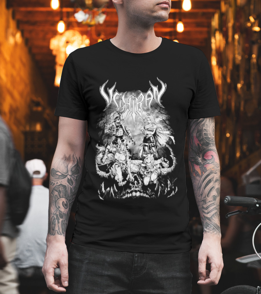 Metalcropolis NEKRO Variant Skull With Horns T-Shirt