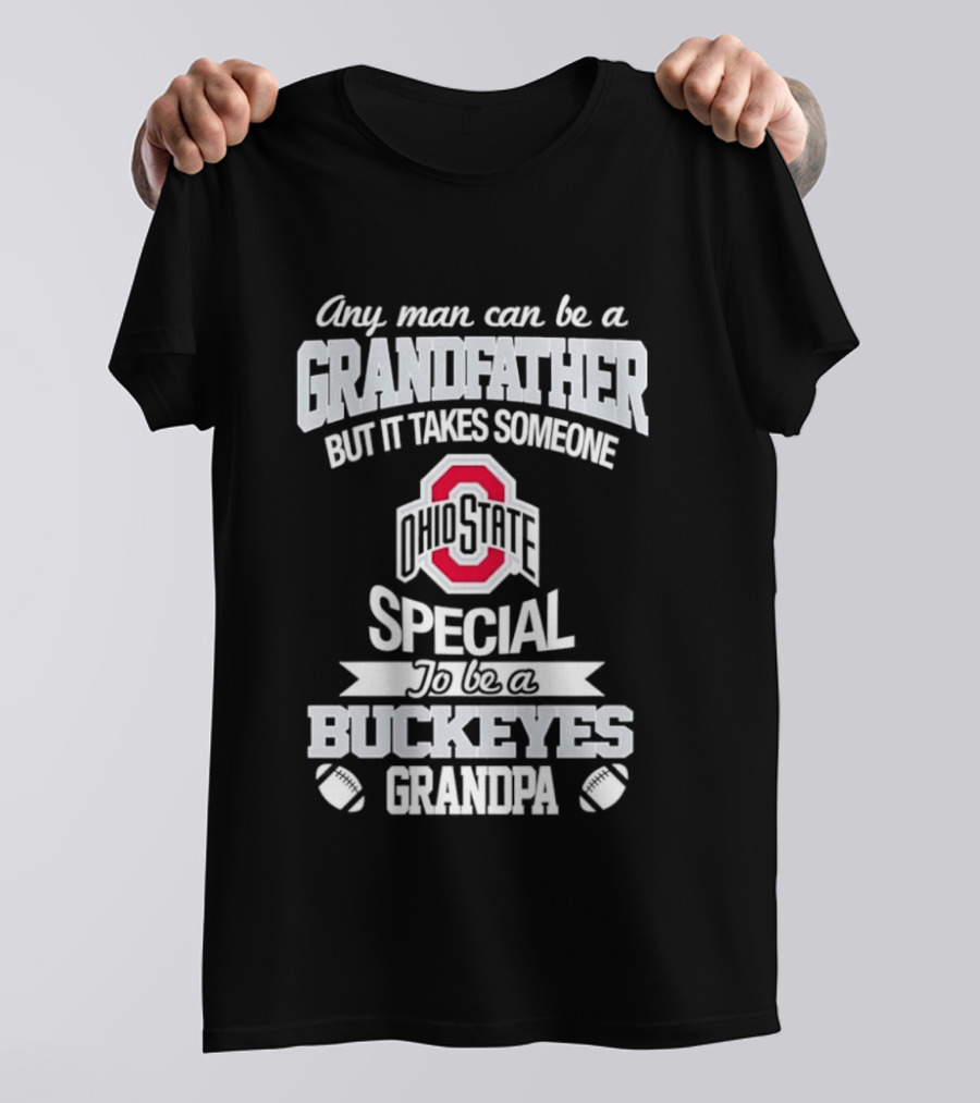Ohio State Buckeyes Special Grandpa Football Fan T-Shirt