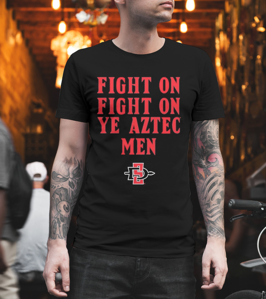 San Diego State Aztecs Fight On Ye Aztec Men SDSU T-Shirt