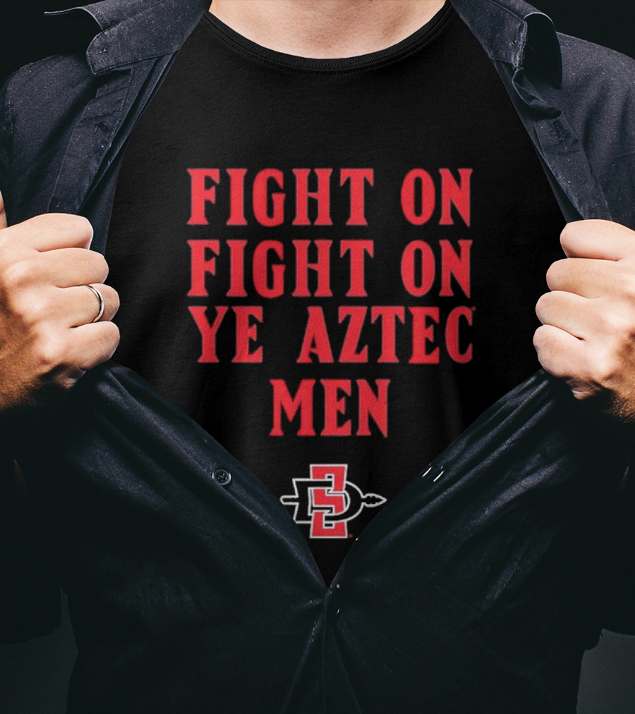 San Diego State Aztecs Fight On Ye Aztec Men SDSU T-Shirt