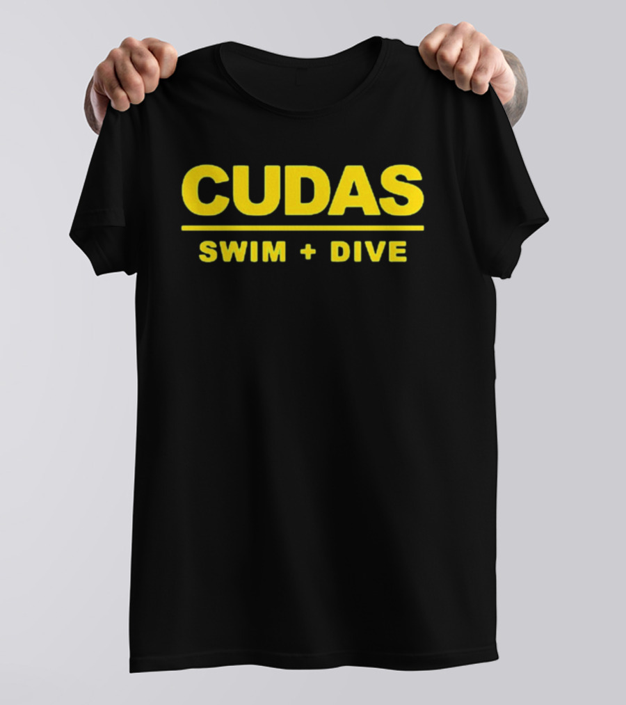 Cudas Swim + Dive Support Your Local Team T-Shirt