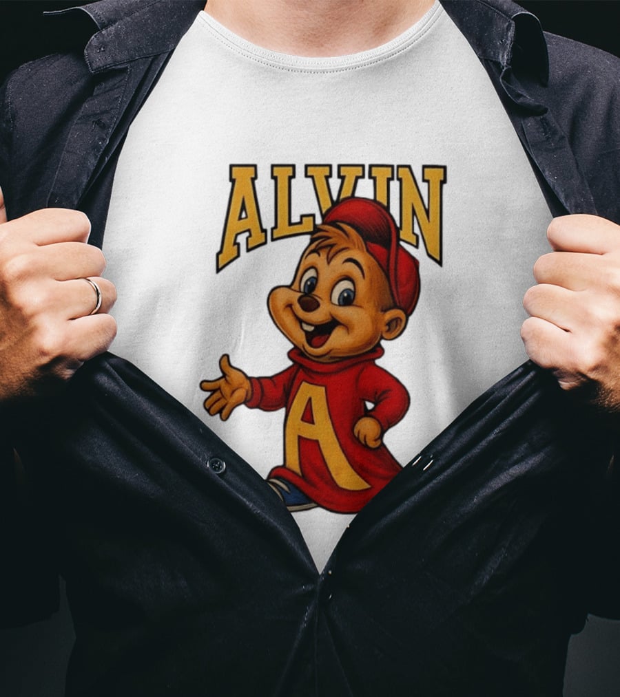 Alvin And The Chipmunks Alvin Character With Standing A T-Shirt