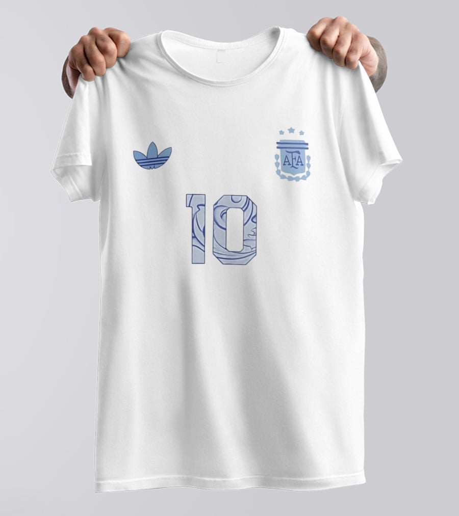 Argentina AFA 10 Trefoil Crest T-Shirt