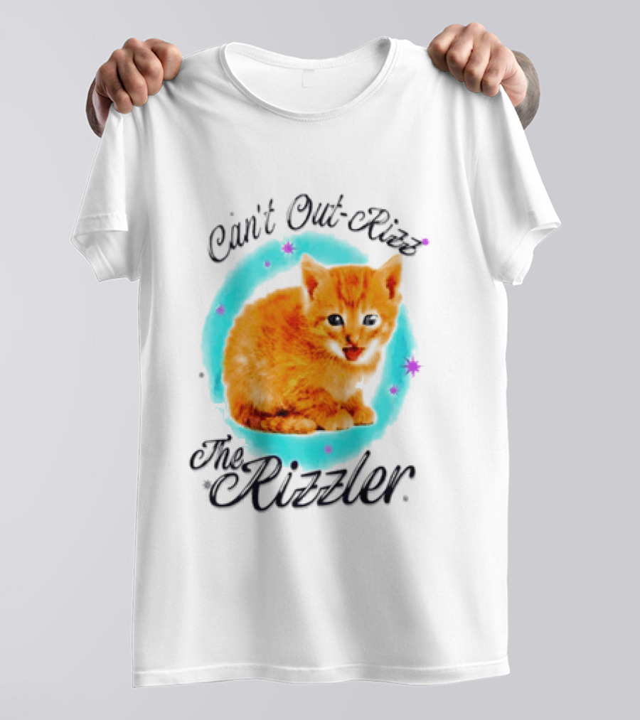 Can't Out Rizz The Rizzler Cat T-Shirt