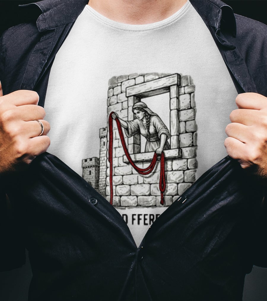 Red Flag Different Story Rahab Joshua 2 Biblical Scene T-Shirt