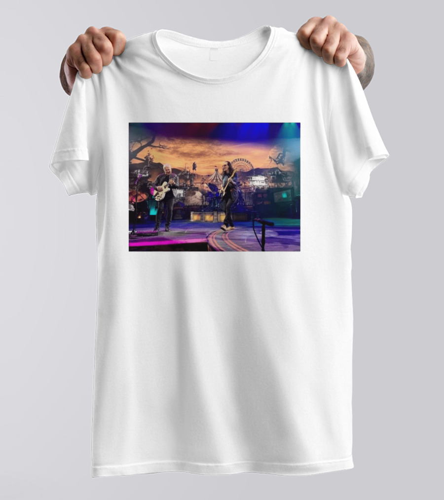 Fifty Something Rock Canada Rush Alex Lifeson Geddy Lee Thank You Texas Concert Memories T-Shirt