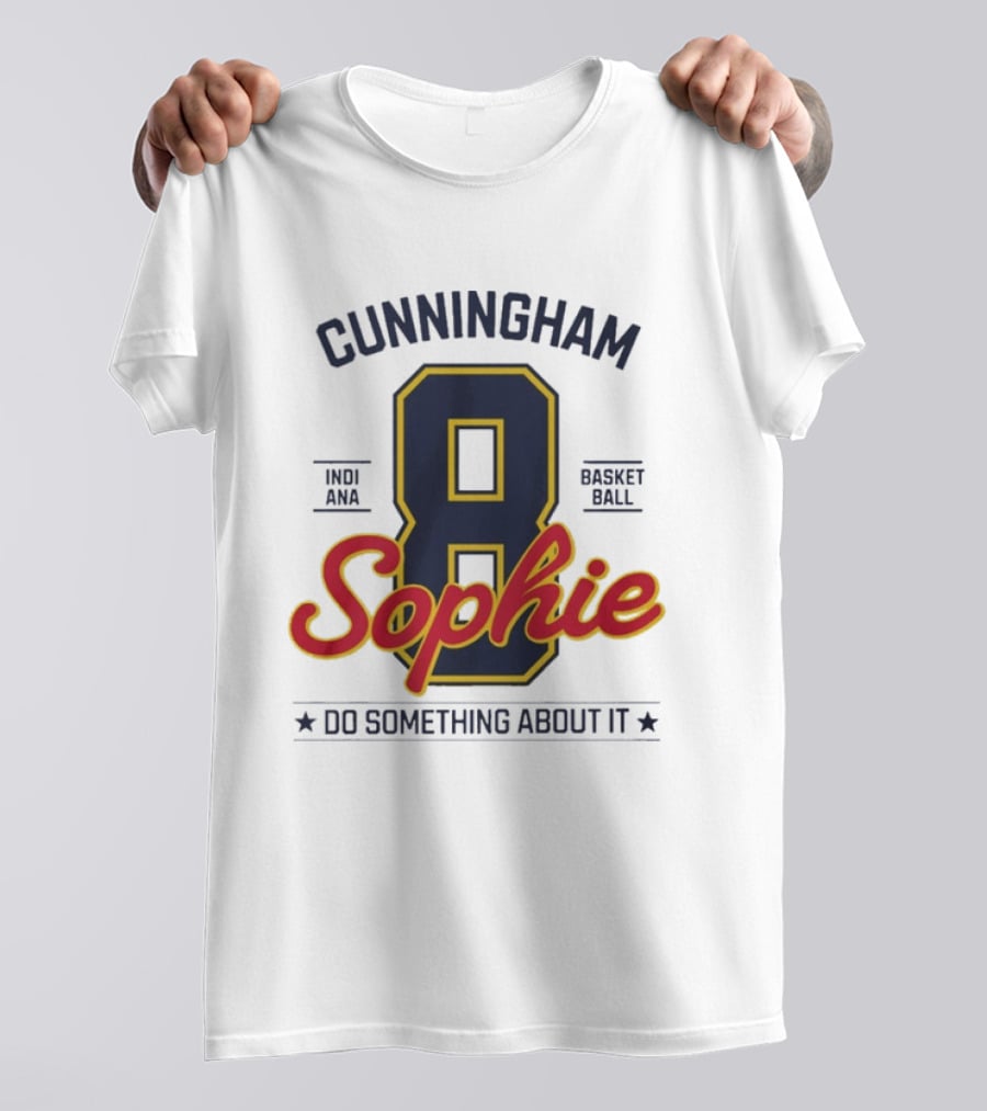 Cunningham Sophie 8 Indiana Basketball Do Something About It T-Shirt