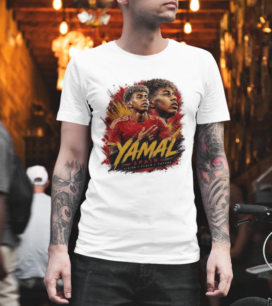 Yamal Spain Vision Flair Future Football T-Shirt