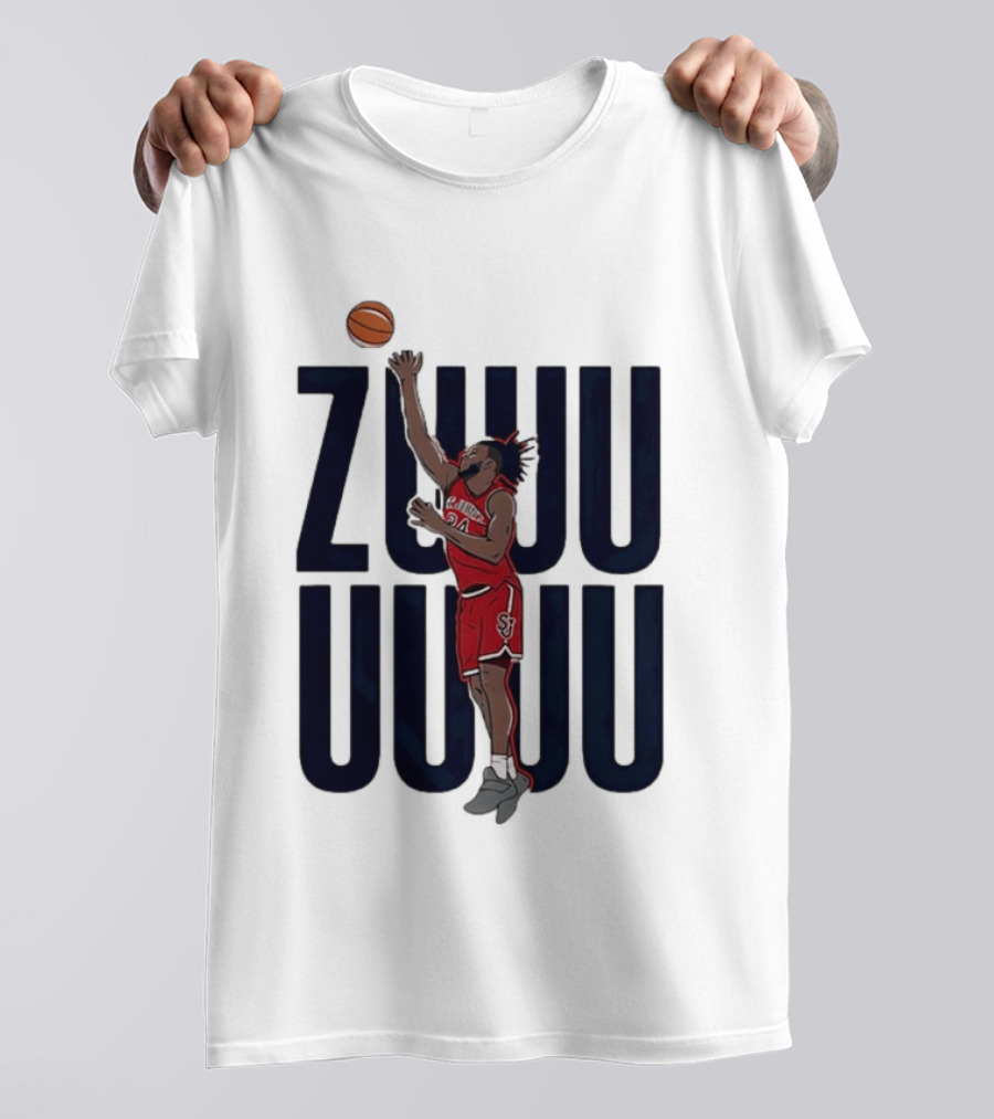 St John's Red Storm Zuby Ejiofor Basketball Caricature T-Shirt