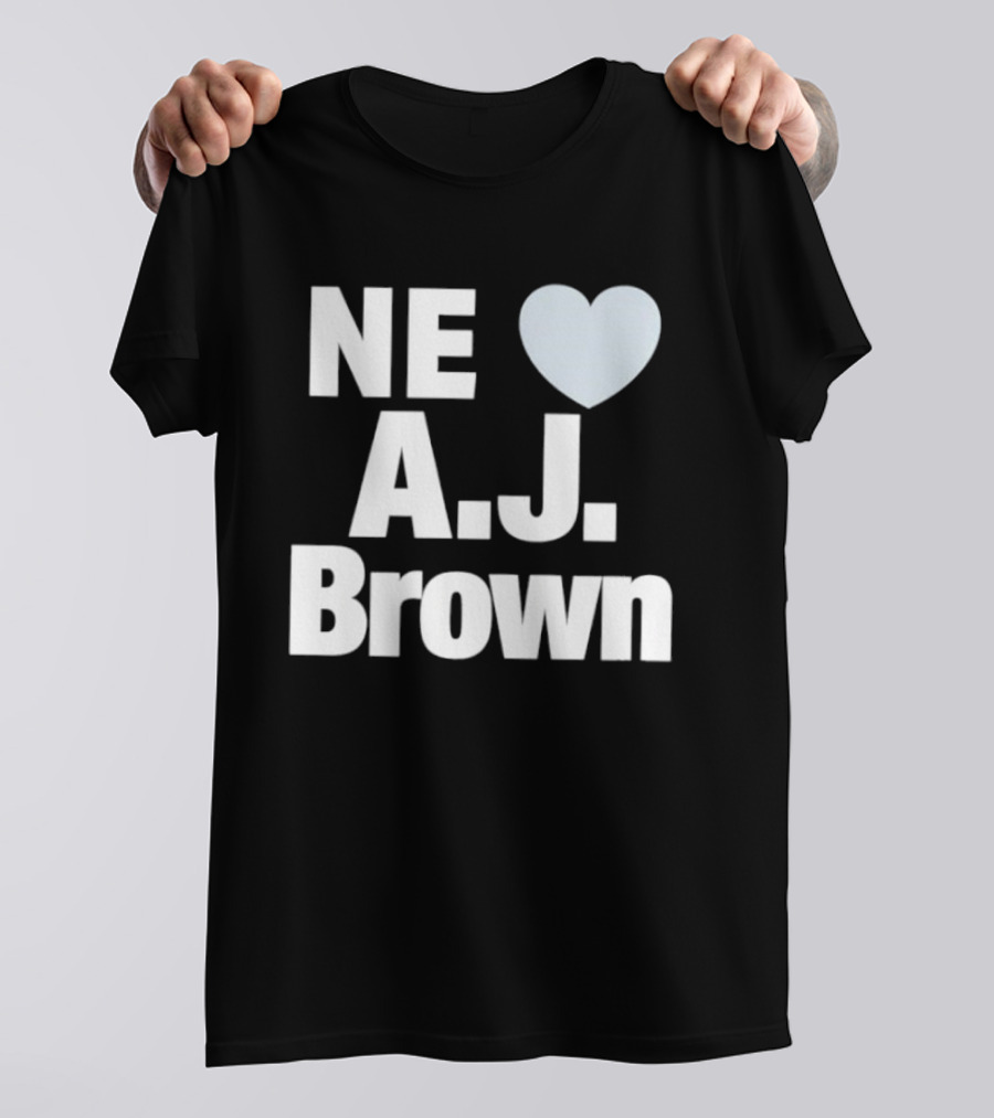 Philadelphia Eagles NE Heart A.J. Brown T-Shirt