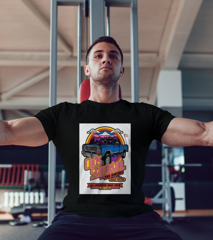 Chris Stapleton Feat The Honchos Grace Potter All American Road Show Providence Park Portland Oregon July 17 2026 T-Shirt