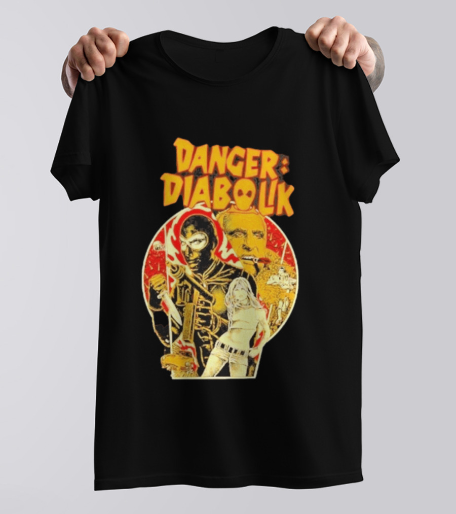 Danger Diabolik Italian Comic Mario Bava T-Shirt