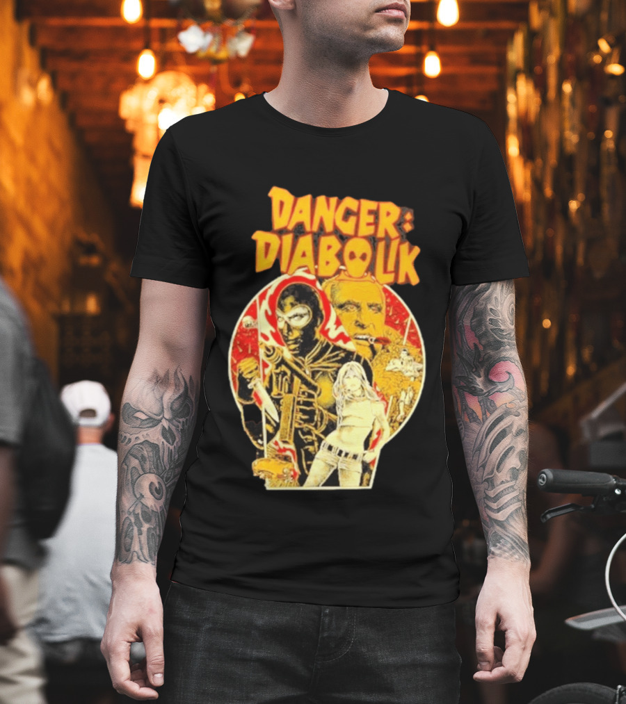 Danger Diabolik Italian Comic Mario Bava T-Shirt