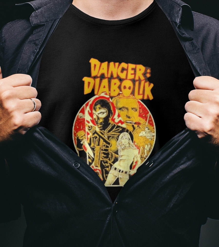 Danger Diabolik Italian Comic Mario Bava T-Shirt