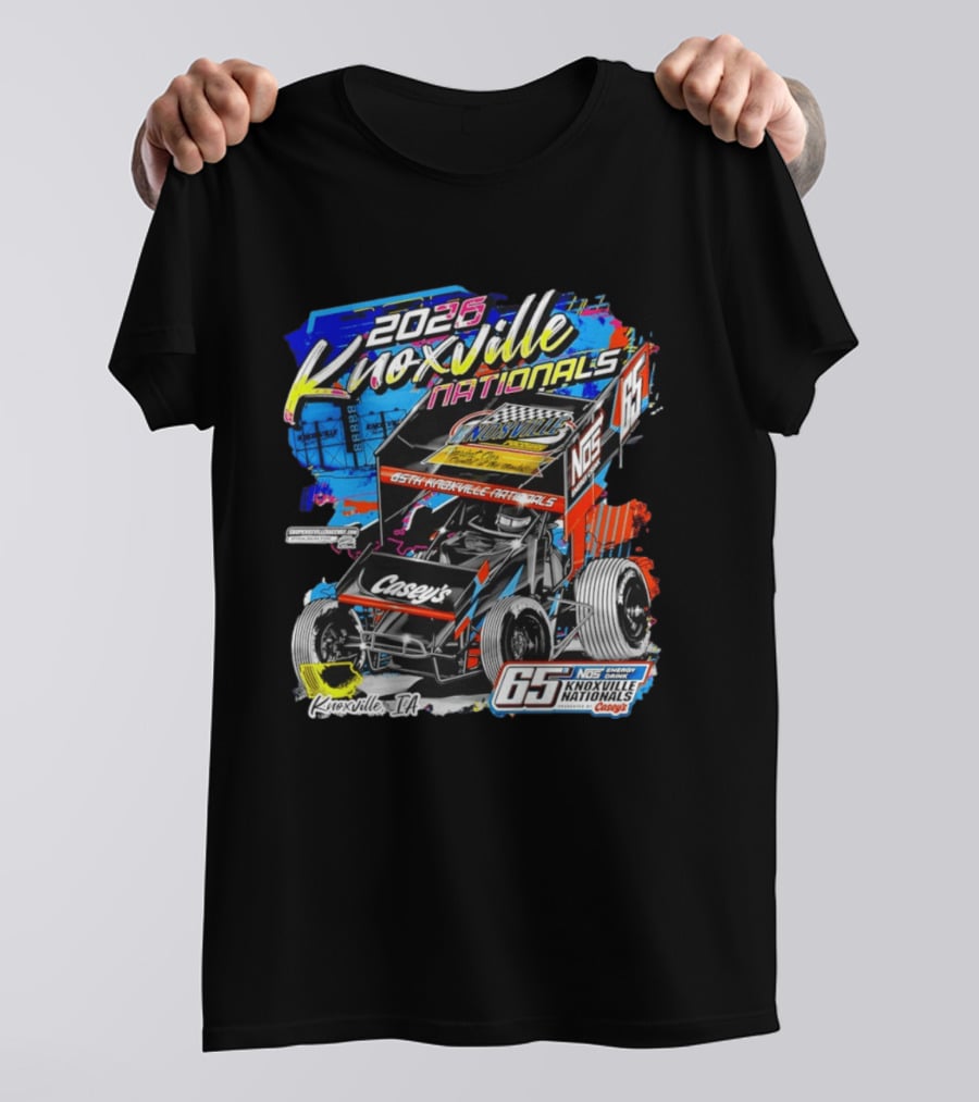 2026 Knoxville Nationals 65th NOS Energy Casey's Knoxville IA Racing Event T-Shirt
