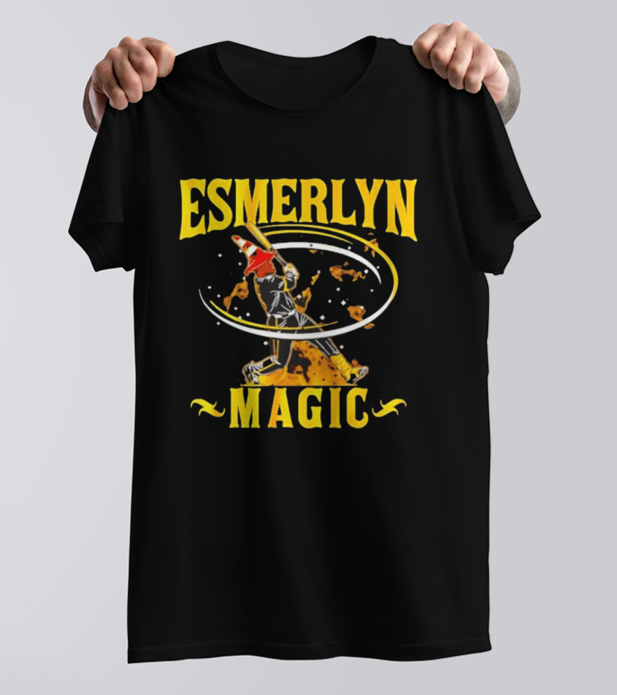 Esmerlyn Magic Baseball Players Association Swinging Batter T-Shirt