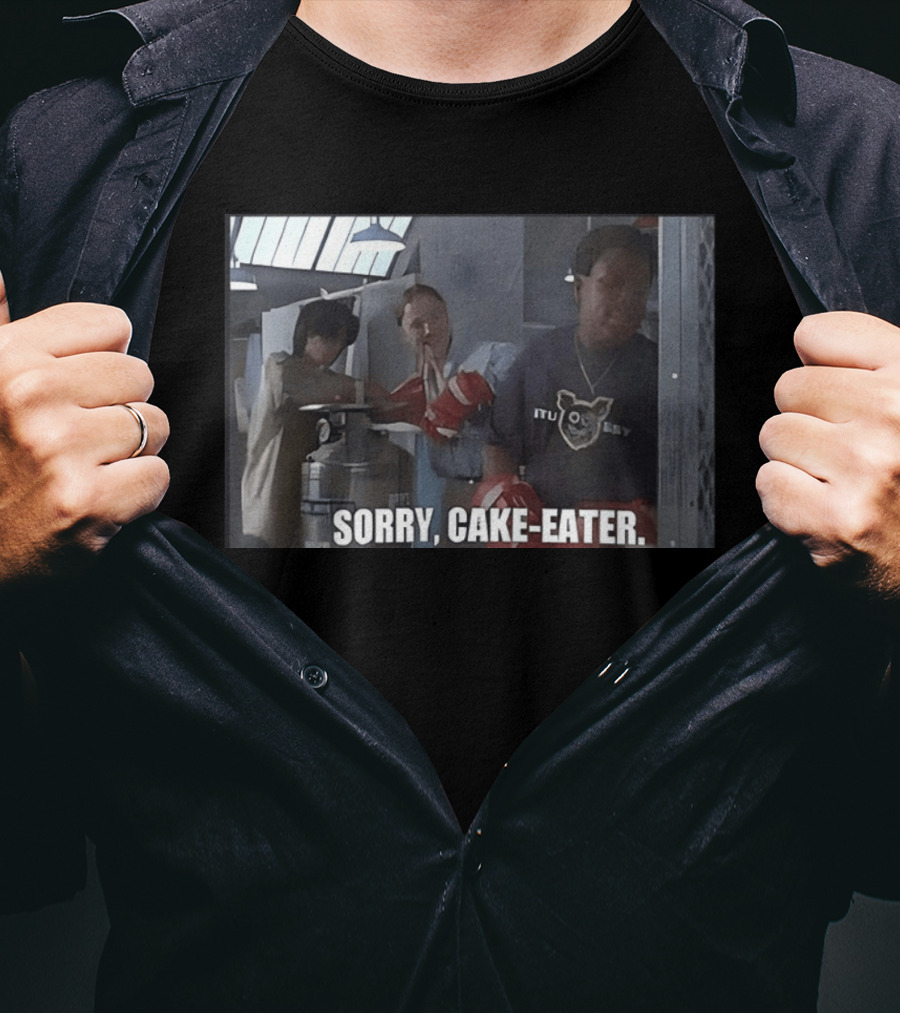 The Mighty Ducks Sorry Cake Eater Ice Hockey Scene T-Shirt