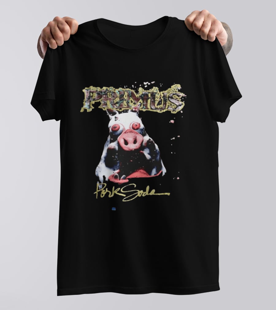 Primus Pork Soda Album Cover Pig Model T-Shirt
