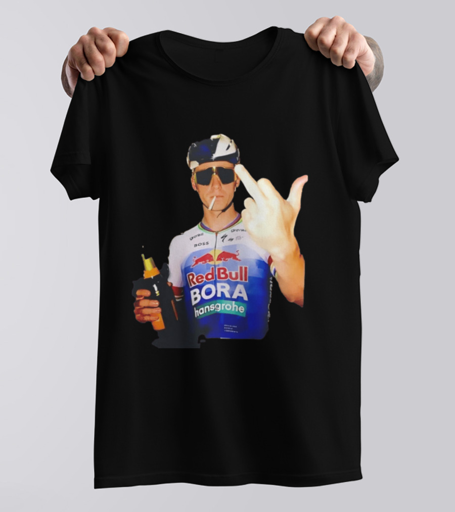 Remco Evenepoel Red Bull BORA Hansgrohe Smoking Gesture T-Shirt