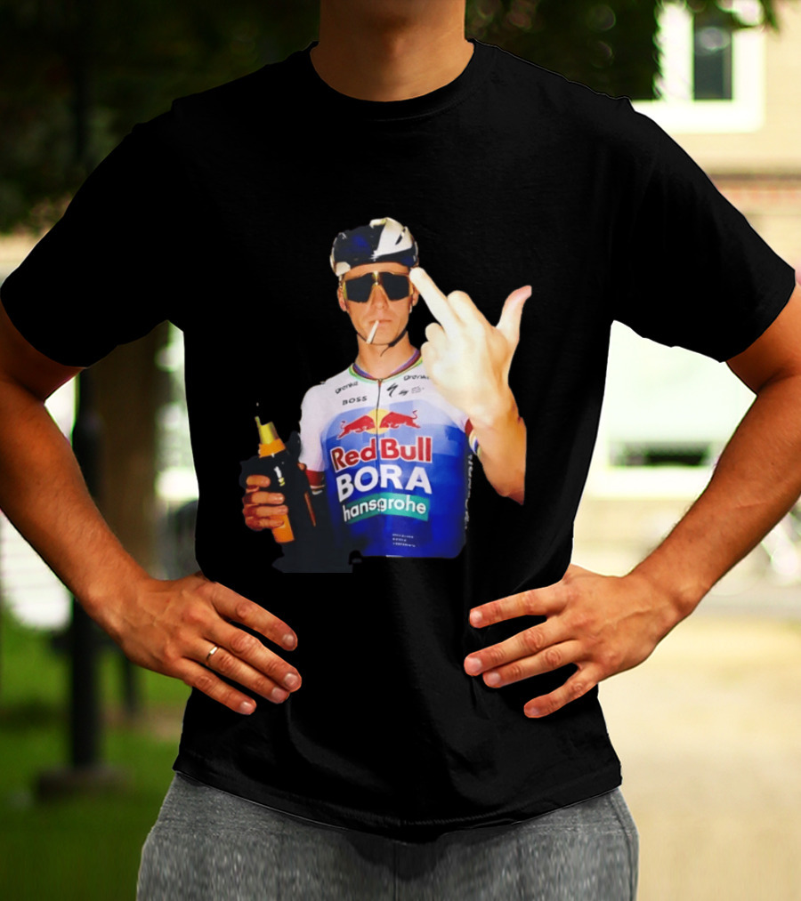 Remco Evenepoel Red Bull BORA Hansgrohe Smoking Gesture T-Shirt