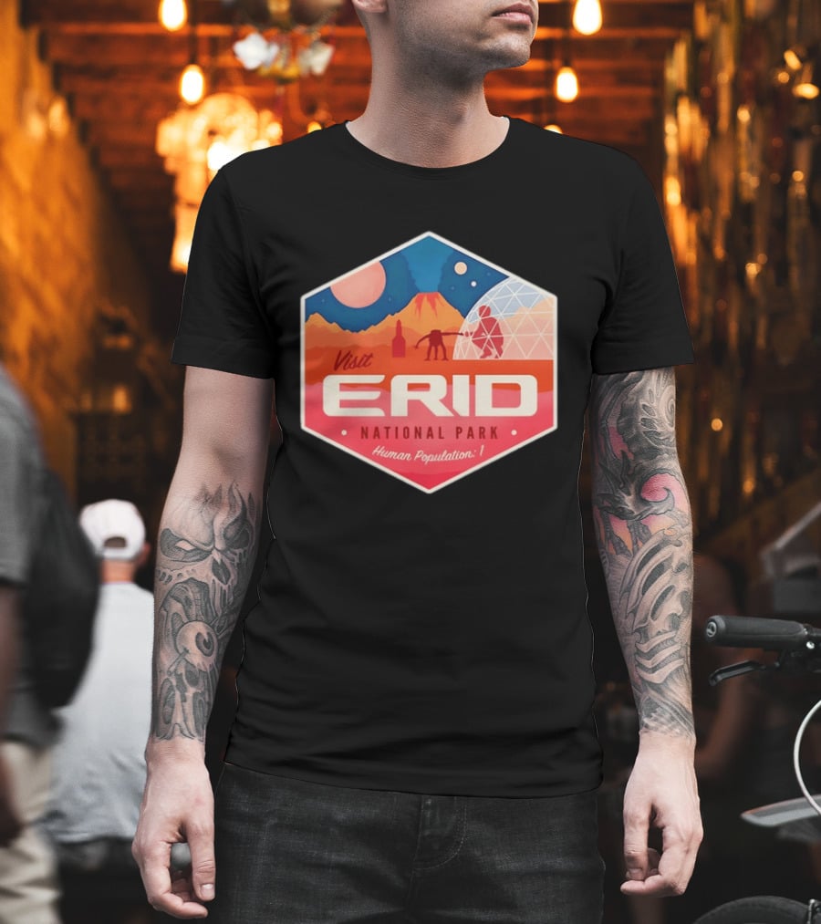 Rocky Alien Tau Ceti Visit Erid National Park Project Hail Mary Human Population One T-Shirt