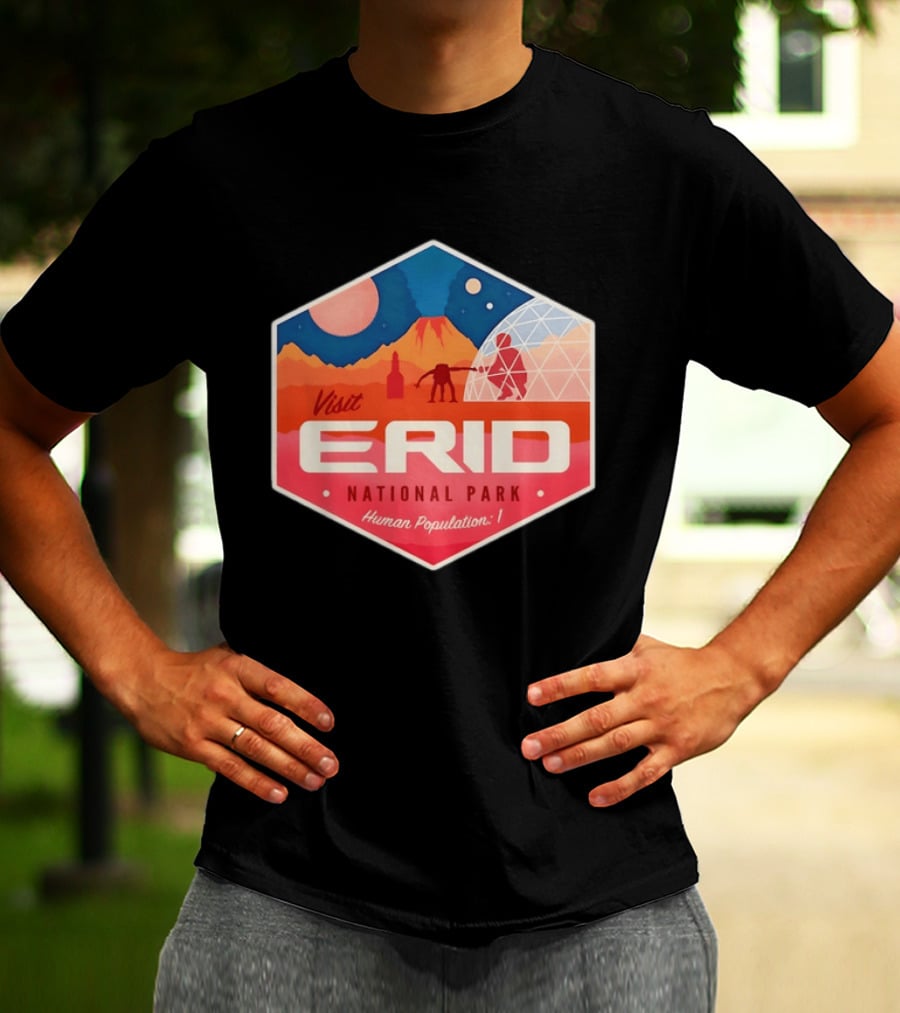 Rocky Alien Tau Ceti Visit Erid National Park Project Hail Mary Human Population One T-Shirt