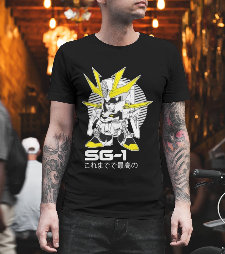 SG 1 Gundam Chibi Mecha Anime T-Shirt