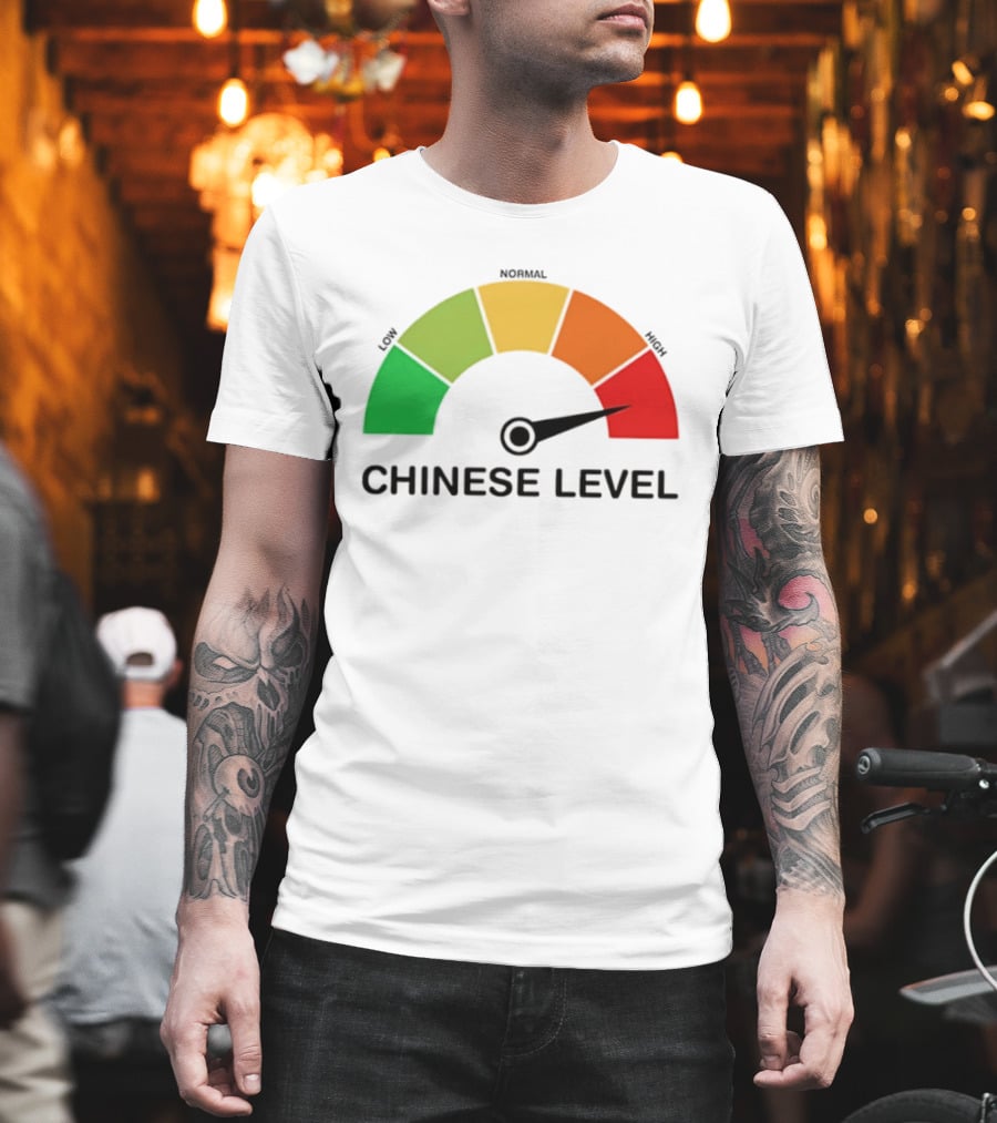 Chinese Level Meter Low Normal High Gauge T-Shirt