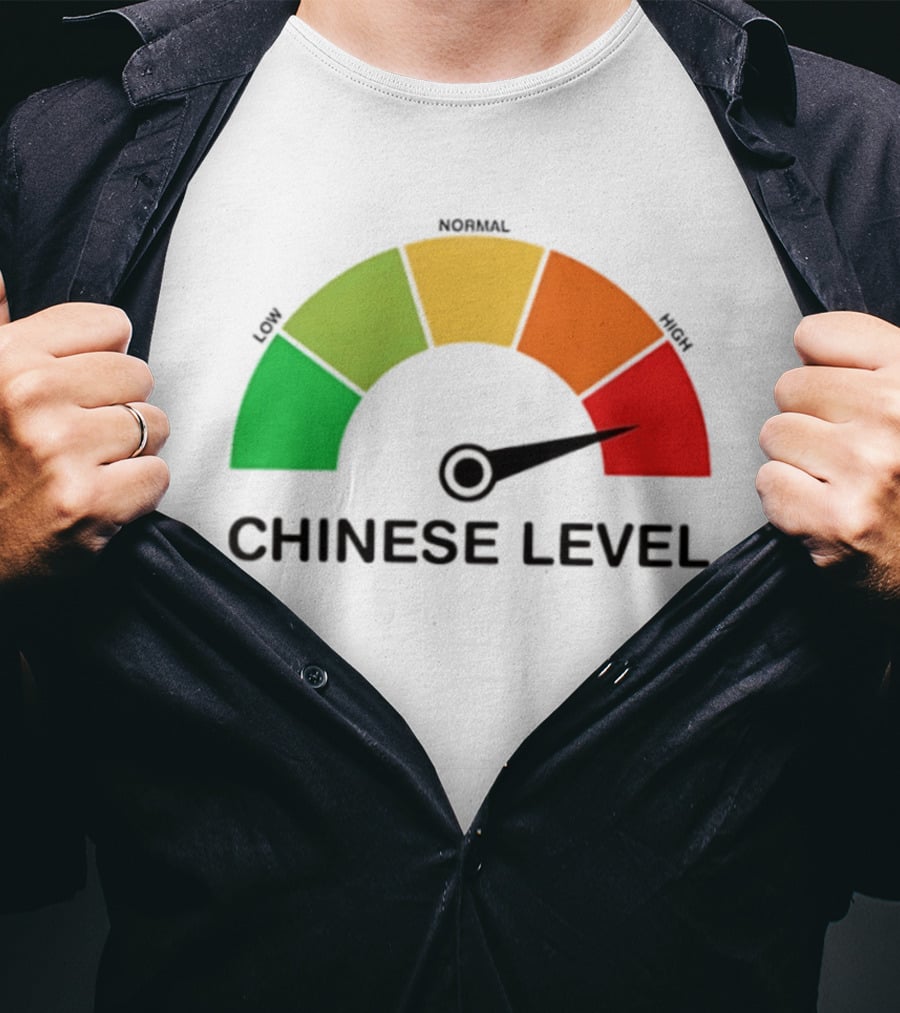 Chinese Level Meter Low Normal High Gauge T-Shirt